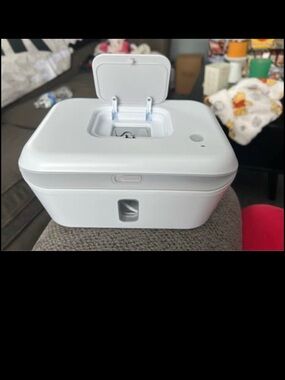 White Multi-Function Kids Wipe Warmer and Dispenser